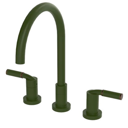 Rubinet Widespread Kitchen Set Green Envy