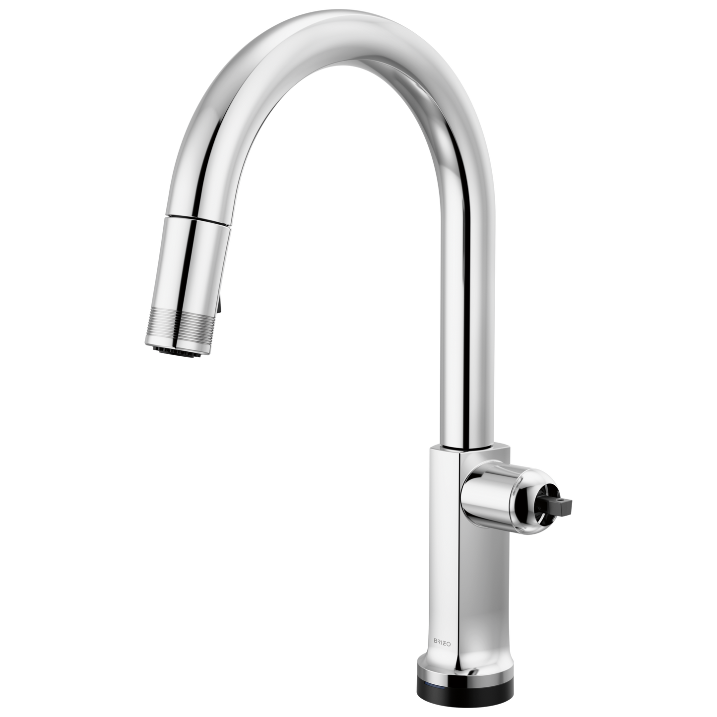 Kintsu SmartTouch Pull-Down Faucet with Arc Spout - Less Handle - Lumicoat® Polished Chrome