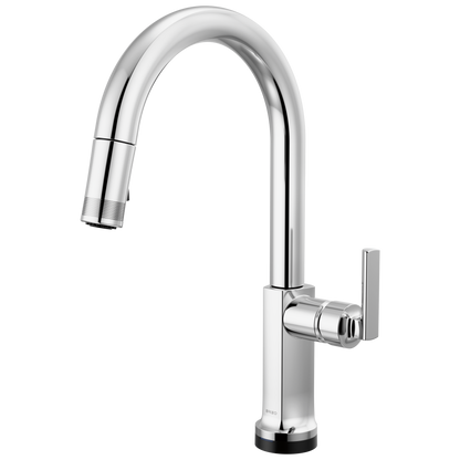 Brizo Kintsu SmartTouch Pull-Down Faucet with Arc Spout - Less Handle - Complete Kit - Lumicoat® Polished Chrome