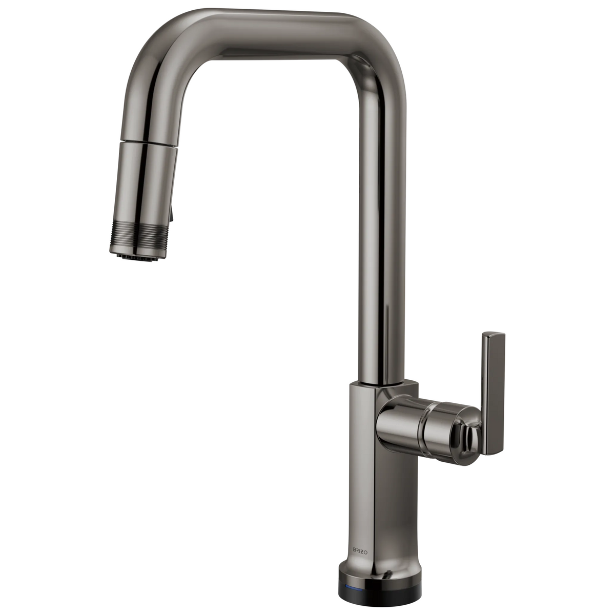 Brizo Kintsu SmartTouch Pull-Down Faucet with Square Spout - Less Handle - Complete Kit - Lumicoat® Black Onyx