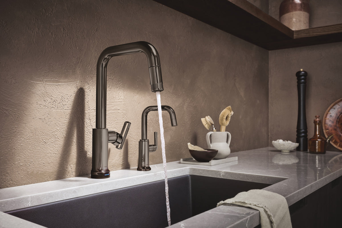 Kintsu SmartTouch Pull-Down Faucet with Square Spout - Less Handle lifestyle