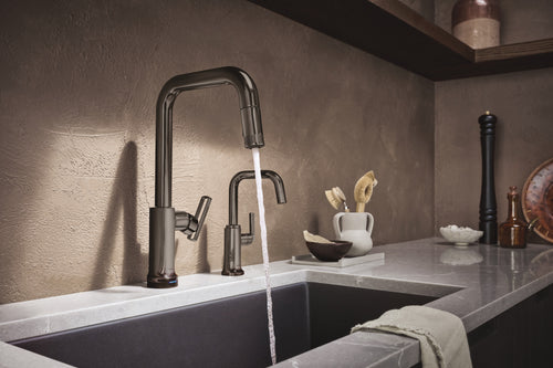 Kintsu SmartTouch Pull-Down Faucet with Square Spout - Less Handle lifestyle