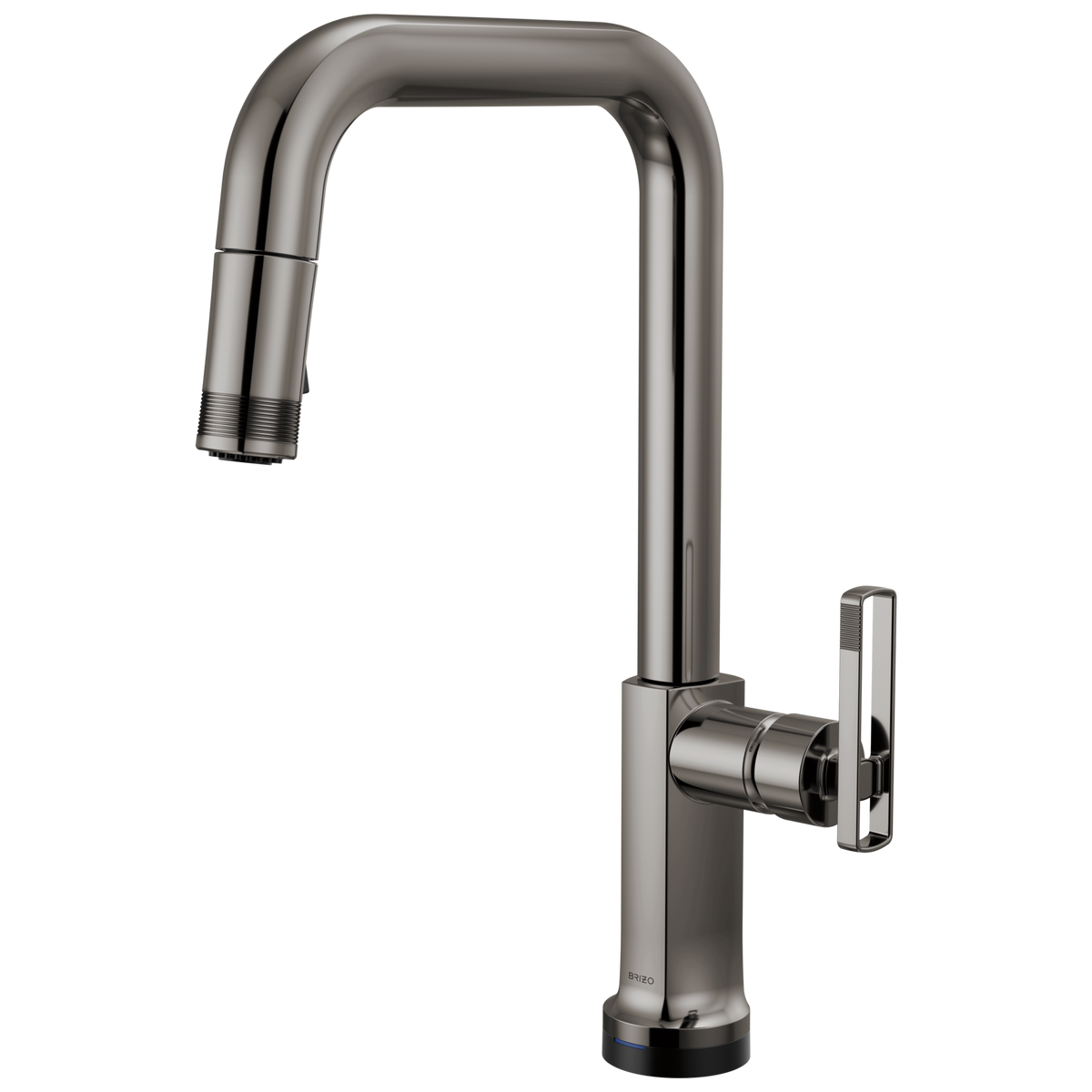 Brizo Kintsu SmartTouch Pull-Down Faucet with Square Spout - Less Handle - Complete Kit - Lumicoat® Black Onyx