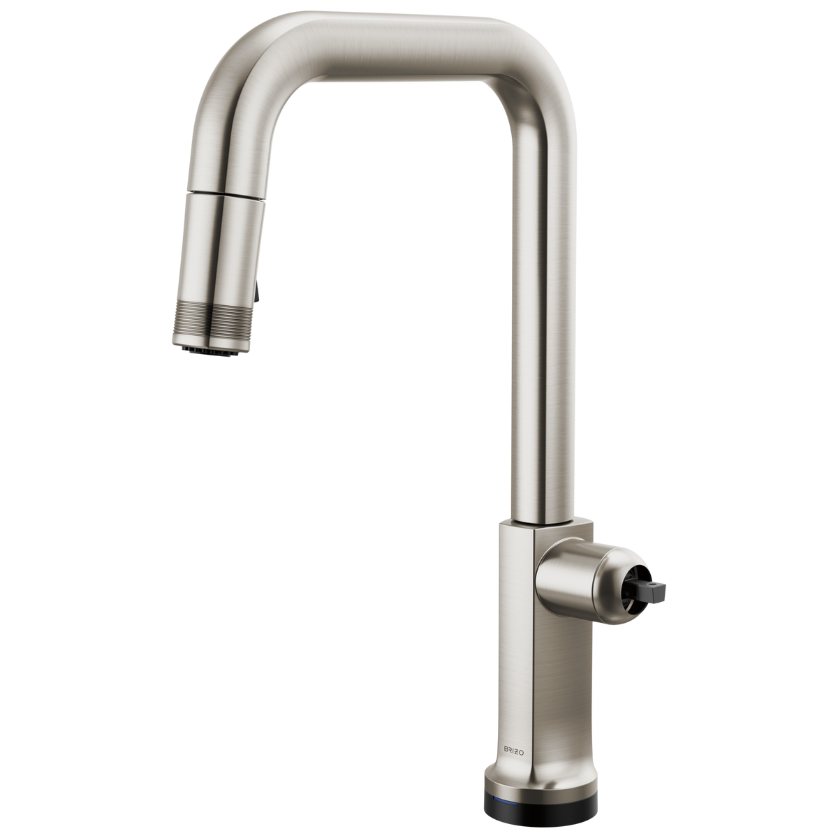Kintsu SmartTouch Pull-Down Faucet with Square Spout - Less Handle - Lumicoat® Stainless