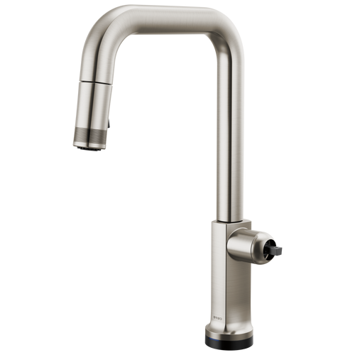 Kintsu SmartTouch Pull-Down Faucet with Square Spout - Less Handle - Lumicoat® Stainless