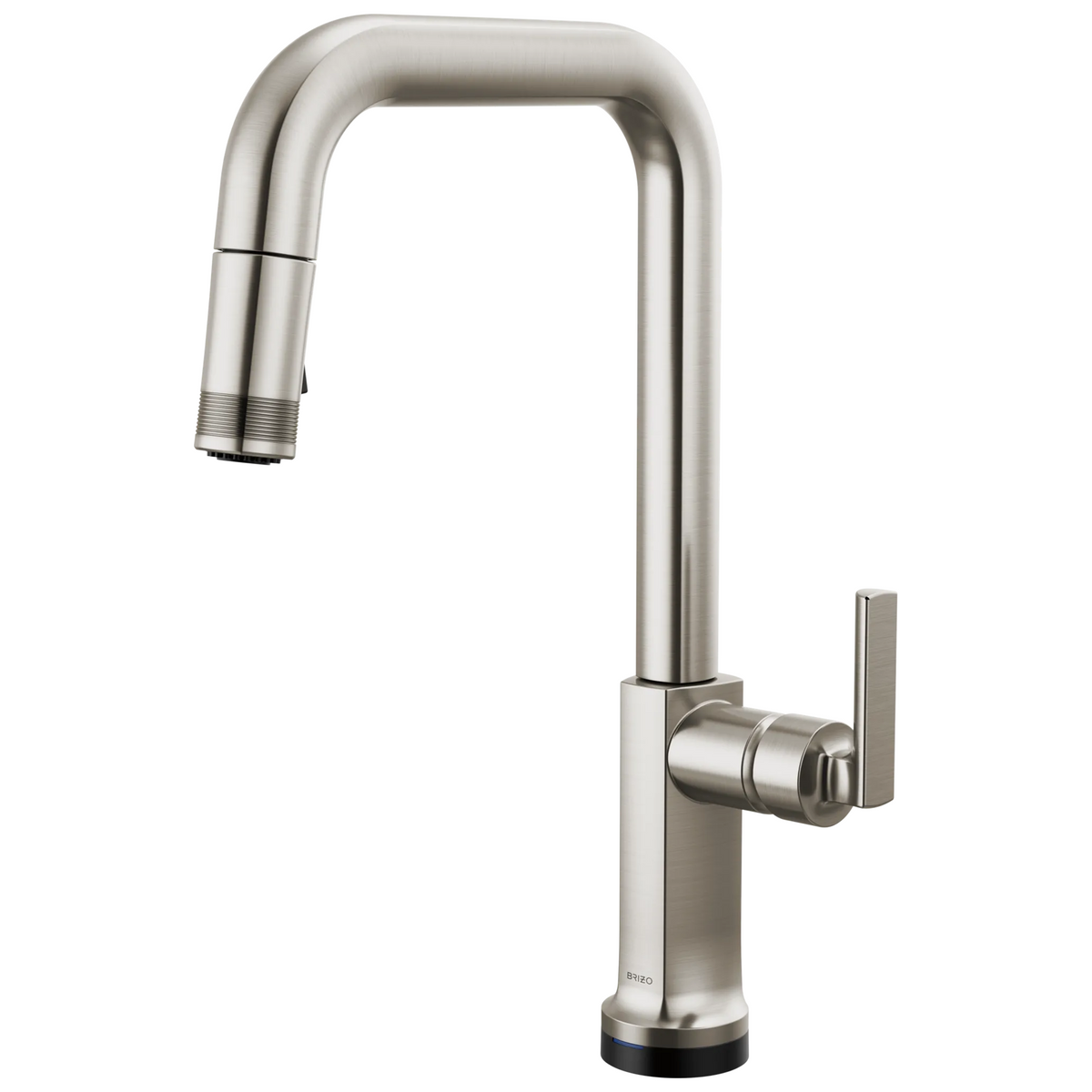 Brizo Kintsu SmartTouch Pull-Down Faucet with Square Spout - Less Handle - Complete Kit - Lumicoat® Stainless