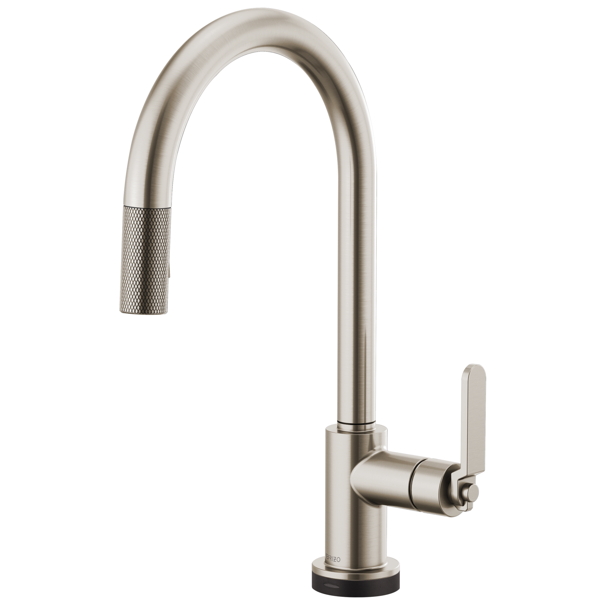 Litze SmartTouch Pull-Down Kitchen Faucet with Arc Spout and Industrial Handle - Brilliance® Stainless