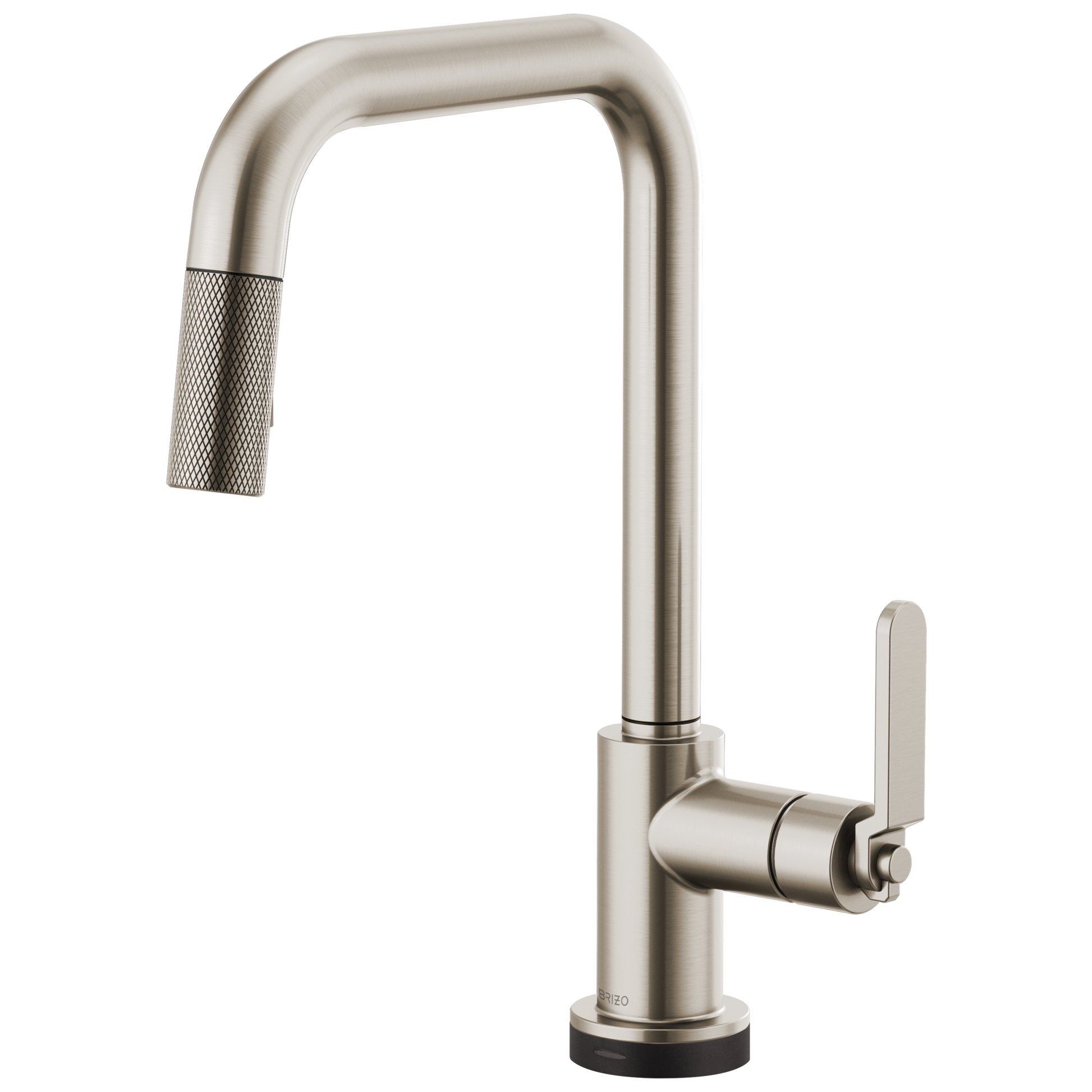 Litze SmartTouch Pull-Down Kitchen Faucet with Square Spout and Industrial Handle - Brilliance® Stainless
