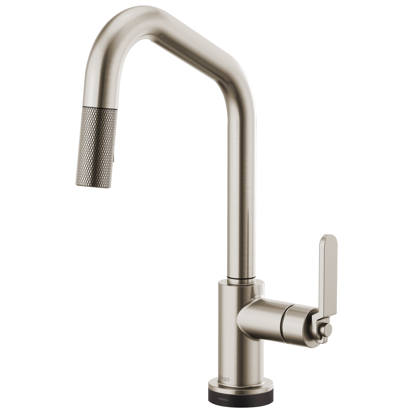 Litze SmartTouch Pull-Down Kitchen Faucet with Angled Spout and Industrial Handle - Brilliance® Stainless