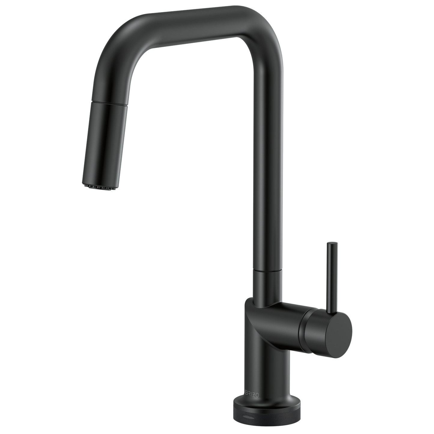 Brizo Odin SmartTouch Pull-Down Kitchen Faucet with Square Spout - Less Handle - Complete Kit - Matte Black