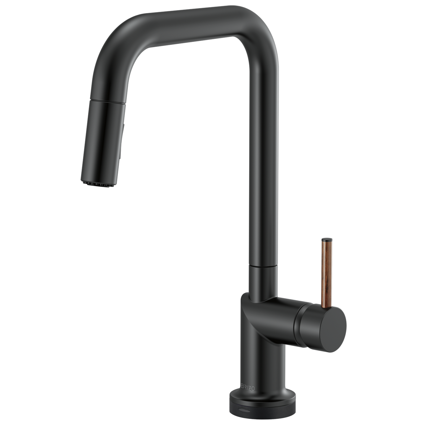 Brizo Odin SmartTouch Pull-Down Kitchen Faucet with Square Spout - Less Handle - Complete Kit - Matte Black