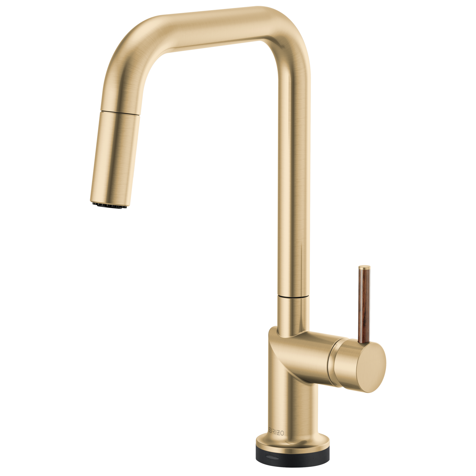 Brizo Odin SmartTouch Pull-Down Kitchen Faucet with Square Spout - Less Handle - Complete Kit - Brilliance® Luxe Gold®
