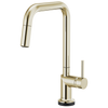 Brizo Odin SmartTouch Pull-Down Kitchen Faucet with Square Spout - Less Handle - Complete Kit - Brilliance® Polished Nickel