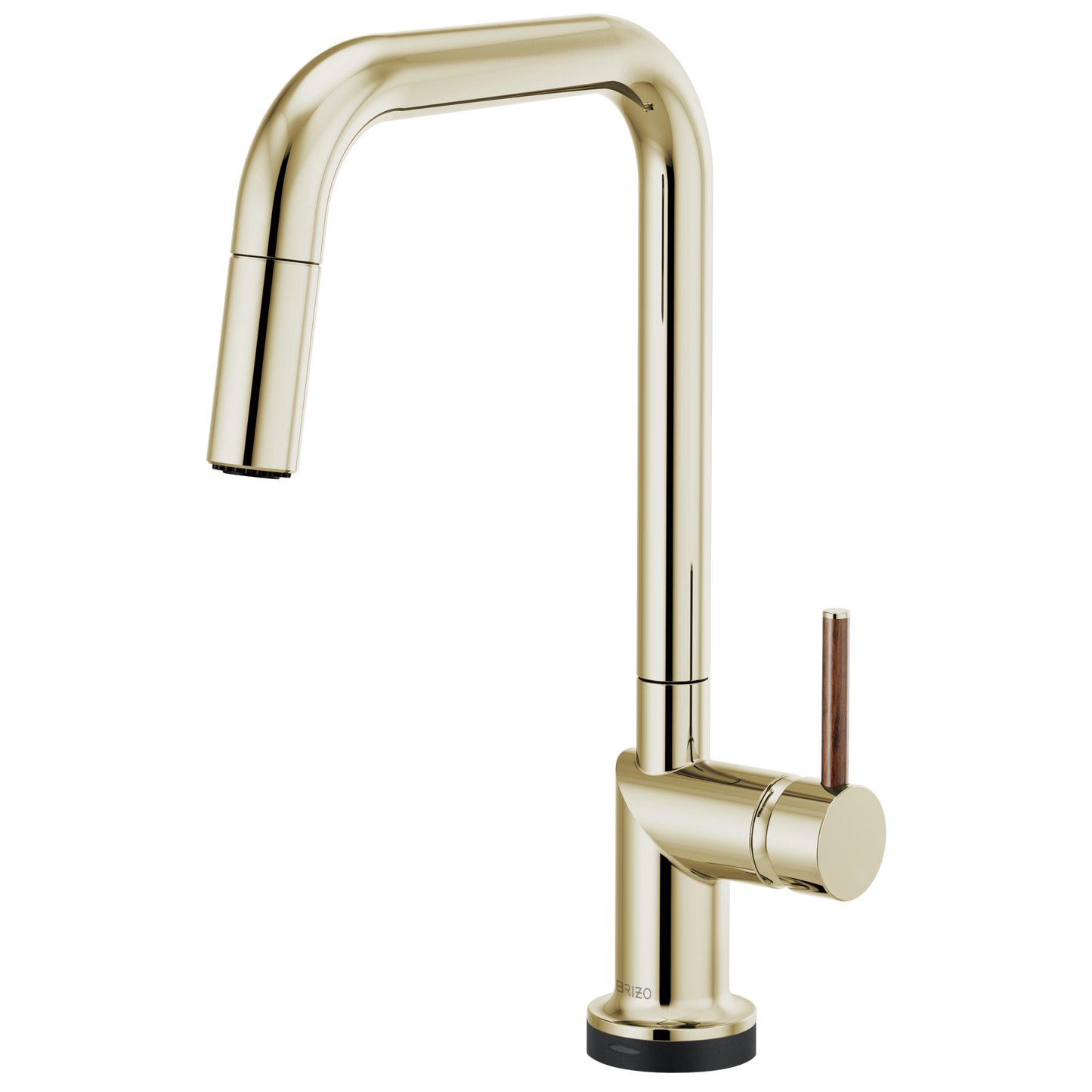 Brizo Odin SmartTouch Pull-Down Kitchen Faucet with Square Spout - Less Handle - Complete Kit - Brilliance® Polished Nickel
