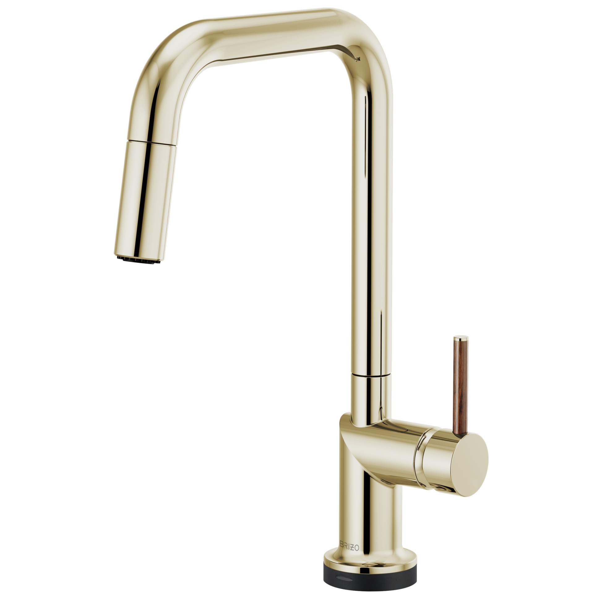 Brizo Odin SmartTouch Pull-Down Kitchen Faucet with Square Spout - Less Handle - Complete Kit - Brilliance® Polished Nickel