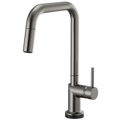 Brizo Odin SmartTouch Pull-Down Kitchen Faucet with Square Spout - Less Handle - Complete Kit - Brilliance® Luxe Steel®