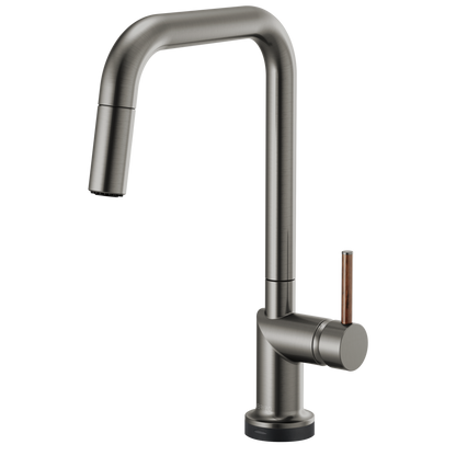 Brizo Odin SmartTouch Pull-Down Kitchen Faucet with Square Spout - Less Handle - Complete Kit - Brilliance® Luxe Steel®