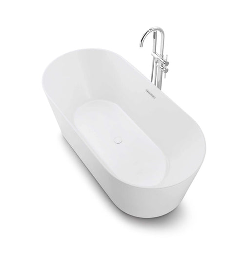 Harmony Matte White 67" x 32" Freestanding Bathtub - FBH6732