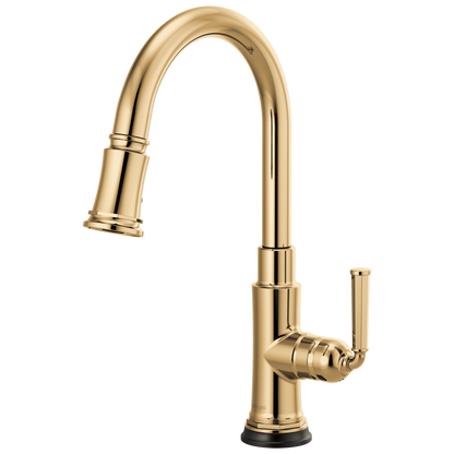 Rook SmartTouch Pull-Down Kitchen Faucet - Brilliance® Polished Gold