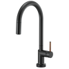 Brizo Odin SmartTouch Pull-Down Kitchen Faucet with Arc Spout - Less Handle - Complete Kit - Matte Black