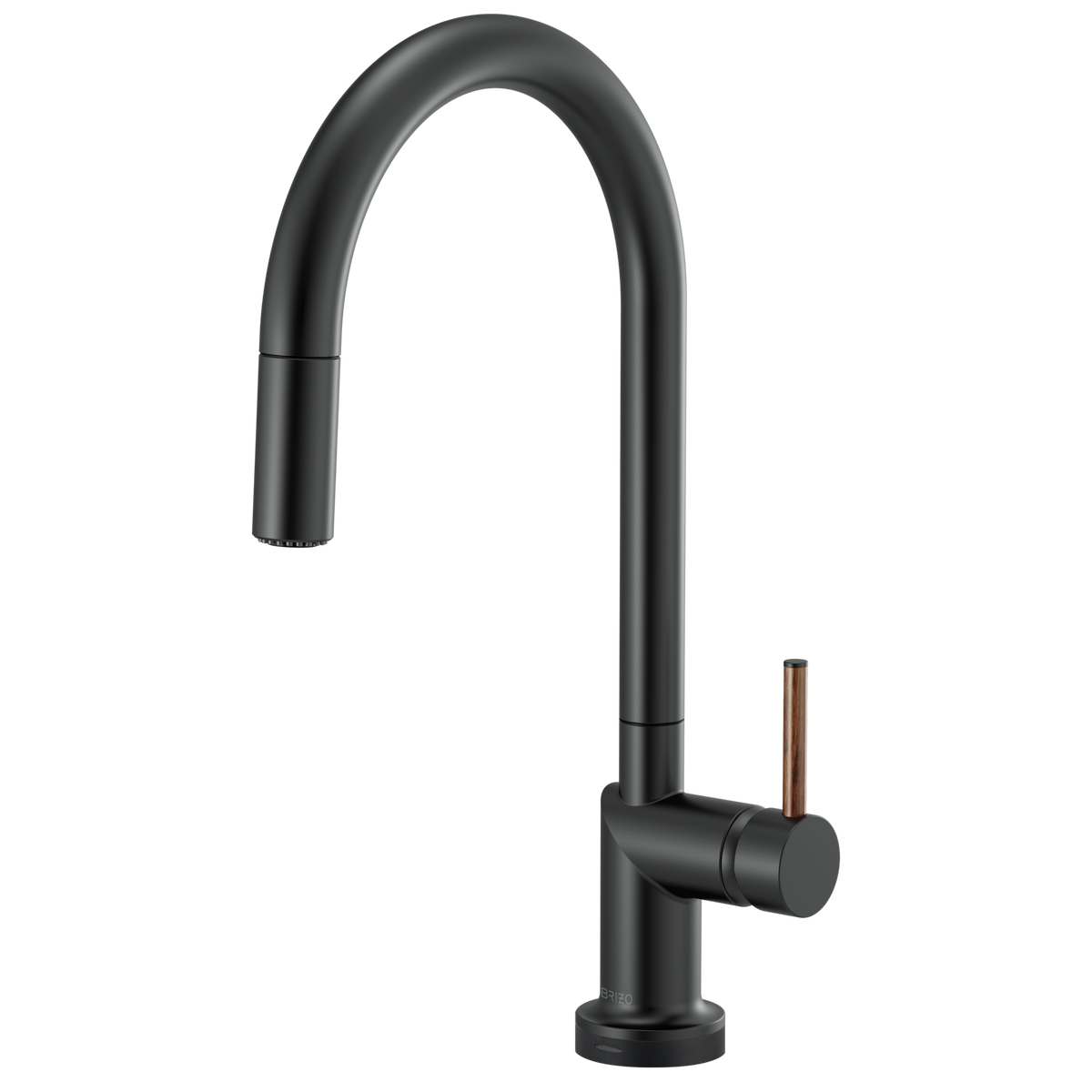 Brizo Odin SmartTouch Pull-Down Kitchen Faucet with Arc Spout - Less Handle - Complete Kit - Matte Black