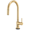 Brizo Odin SmartTouch Pull-Down Kitchen Faucet with Arc Spout - Less Handle - Complete Kit - Brilliance® Polished Gold