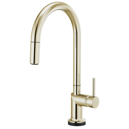 Brizo Odin SmartTouch Pull-Down Kitchen Faucet with Arc Spout - Less Handle - Complete Kit - Brilliance® Polished Nickel