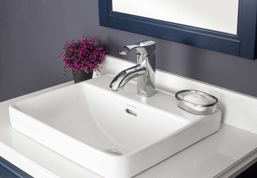 Contac Conwick – 6410LEX – Single Hole Semi-Recessed Vessel Sink