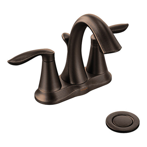 Moen Eva Two-handle Centerset Bathroom Sink Faucet