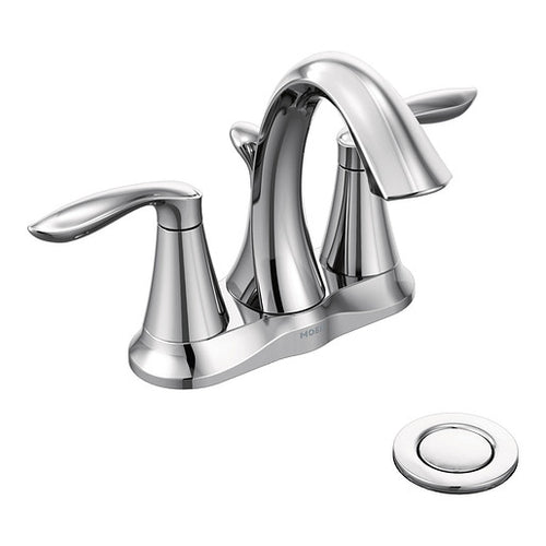 Moen Eva Two-handle Centerset Bathroom Sink Faucet