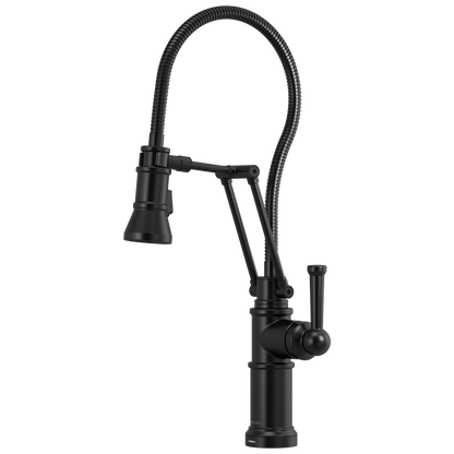 Artesso SmartTouch Articulating Kitchen Faucet With Finished Hose - Matte Black