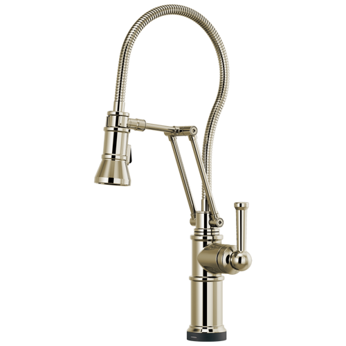 Artesso SmartTouch Articulating Kitchen Faucet With Finished Hose - Brilliance® Polished Nickel