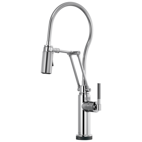 Brizo Smarttouch Articulating Kitchen Faucet With Finished Hose