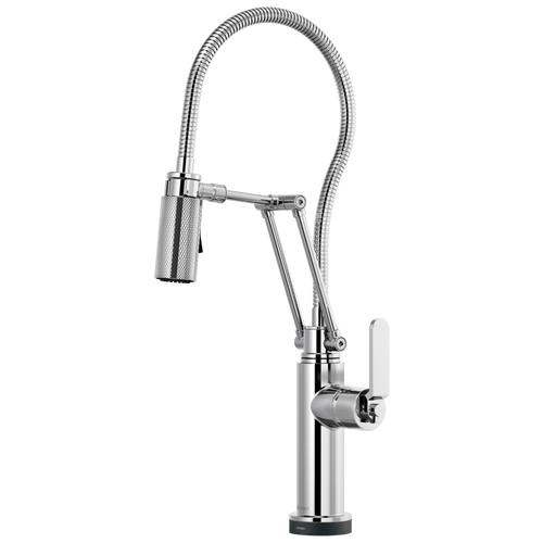 Brizo Smarttouch Articulating Kitchen Faucet With Finished Hose