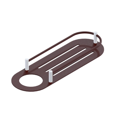 Rubinet Shelf Only Bordeaux