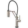 Solna Single Handle Articulating Kitchen Kitchen Faucet with SmartTouch Technology - Stainless