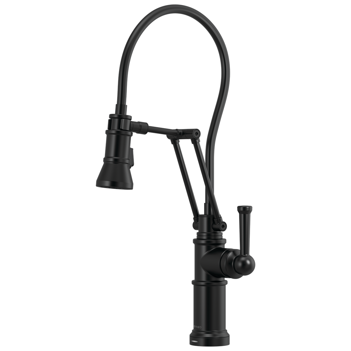 Artesso Single Handle Articulating Kitchen Kitchen Faucet with SmartTouch Technology - Matte Black