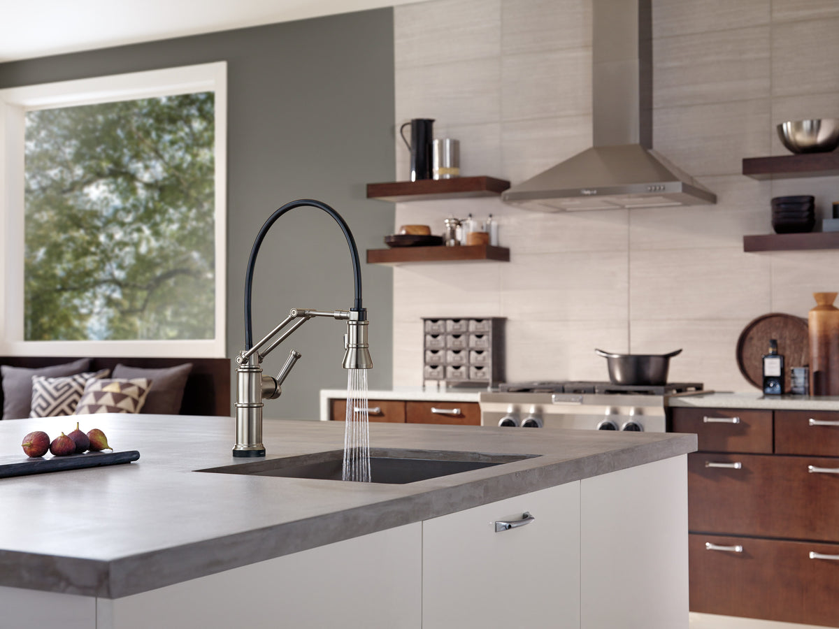 Artesso Single Handle Articulating Kitchen Kitchen Faucet with SmartTouch Technology lifestyle