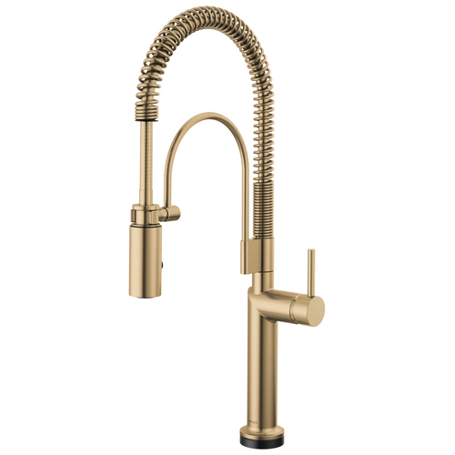 Brizo Odin SmartTouch Semi-Professional Kitchen Faucet - Less Handle - Complete Kit - Brilliance® Luxe Gold®