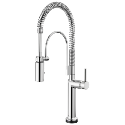 Brizo Odin SmartTouch Semi-Professional Kitchen Faucet - Less Handle - Complete Kit - Polished Chrome