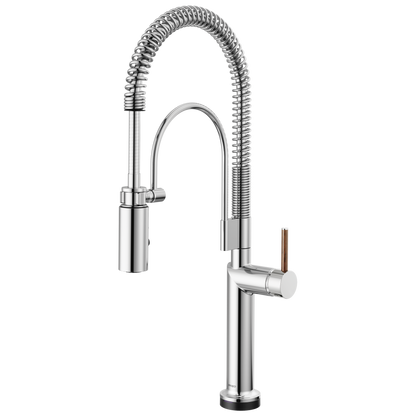 Brizo Odin SmartTouch Semi-Professional Kitchen Faucet - Less Handle - Complete Kit - Polished Chrome