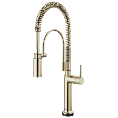 Brizo Odin SmartTouch Semi-Professional Kitchen Faucet - Less Handle - Complete Kit - Brilliance® Polished Nickel