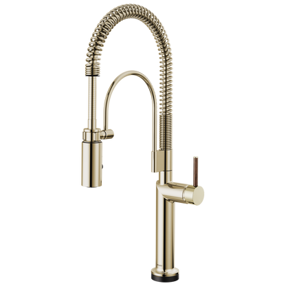 Brizo Odin SmartTouch Semi-Professional Kitchen Faucet - Less Handle - Complete Kit - Brilliance® Polished Nickel