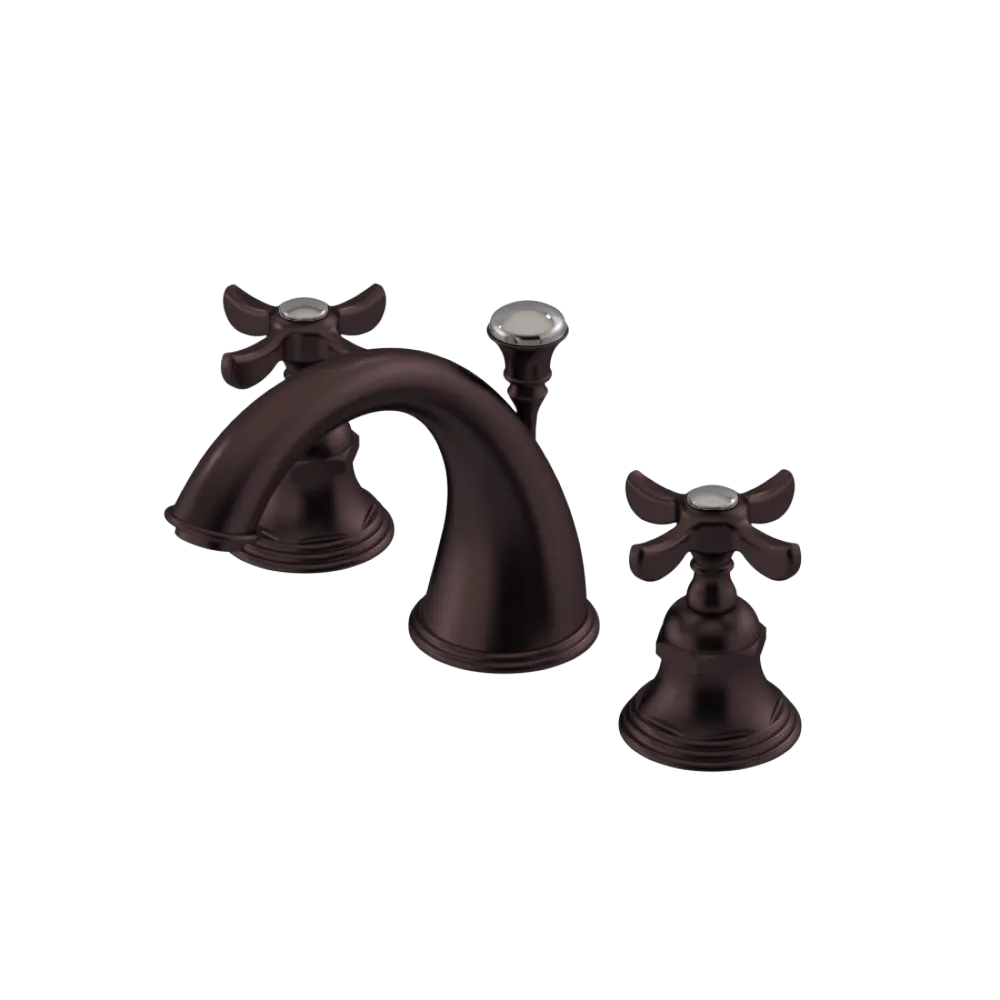 Rubinet Widespread Lav. Set. (less drain) Oil Rubbed Bronze