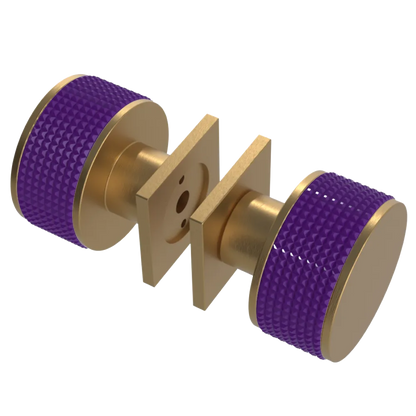 Rubinet Shower Door Knob (set) Satin Gold