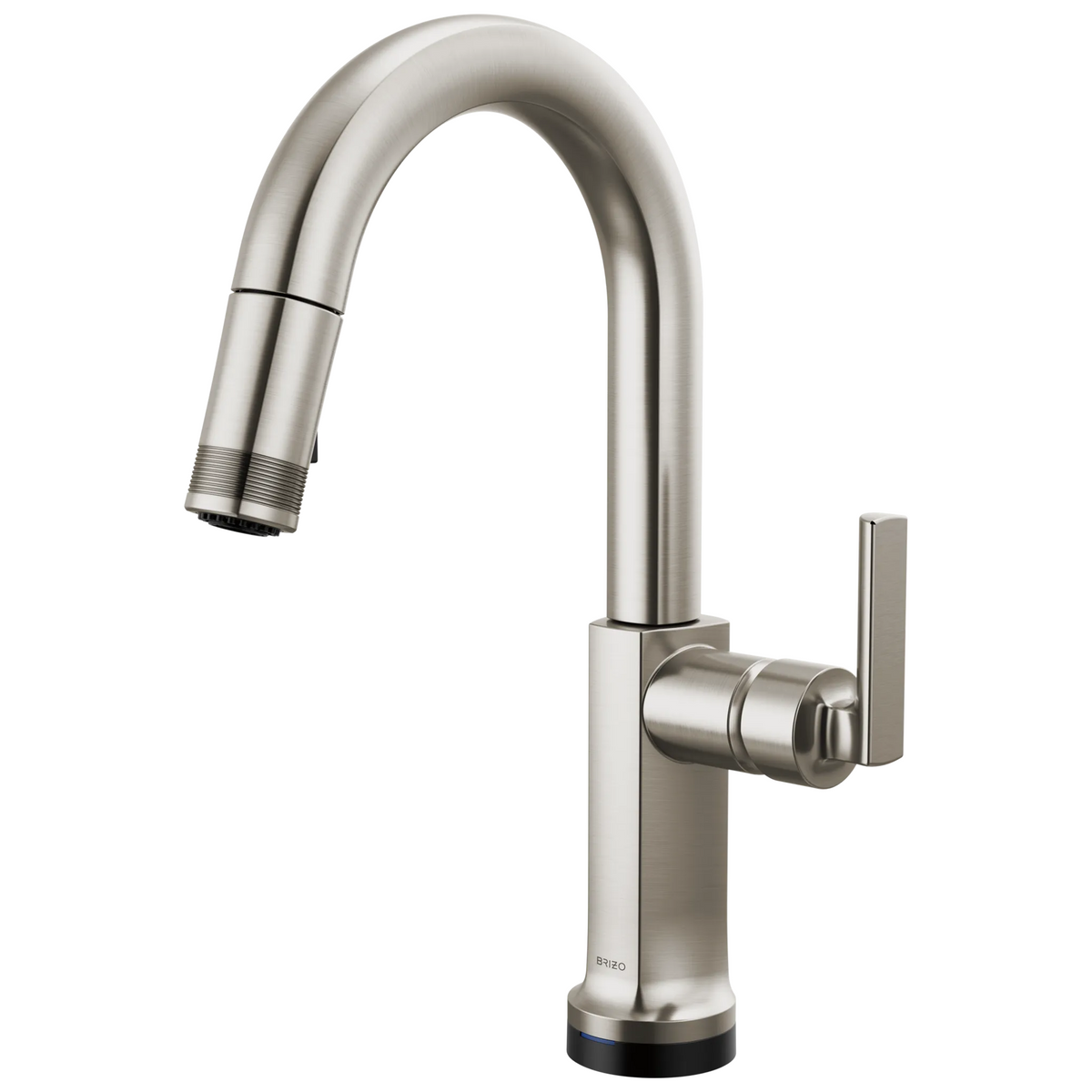 Brizo Kintsu SmartTouch Pull-Down Prep Faucet with Arc Spout - Less Handle - Complete Kit - Lumicoat® Stainless