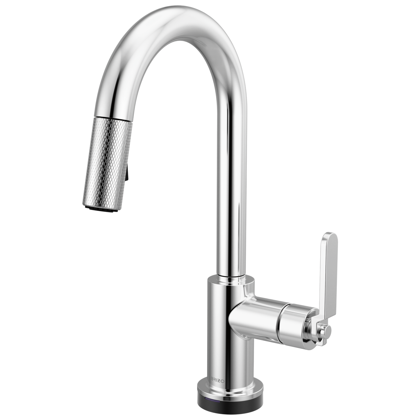 Brizo Smarttouch Pull Down Prep Faucet With Arc Spout Industrial Handle
