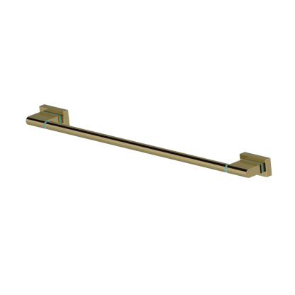 Rubinet Towel Bar 18" Natural Brass