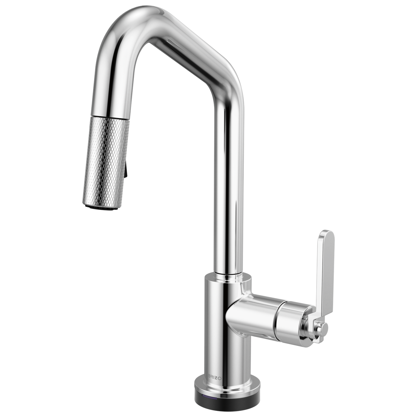 Brizo Smarttouch Pull Down Prep Faucet With Angle Spout Industrial Handle