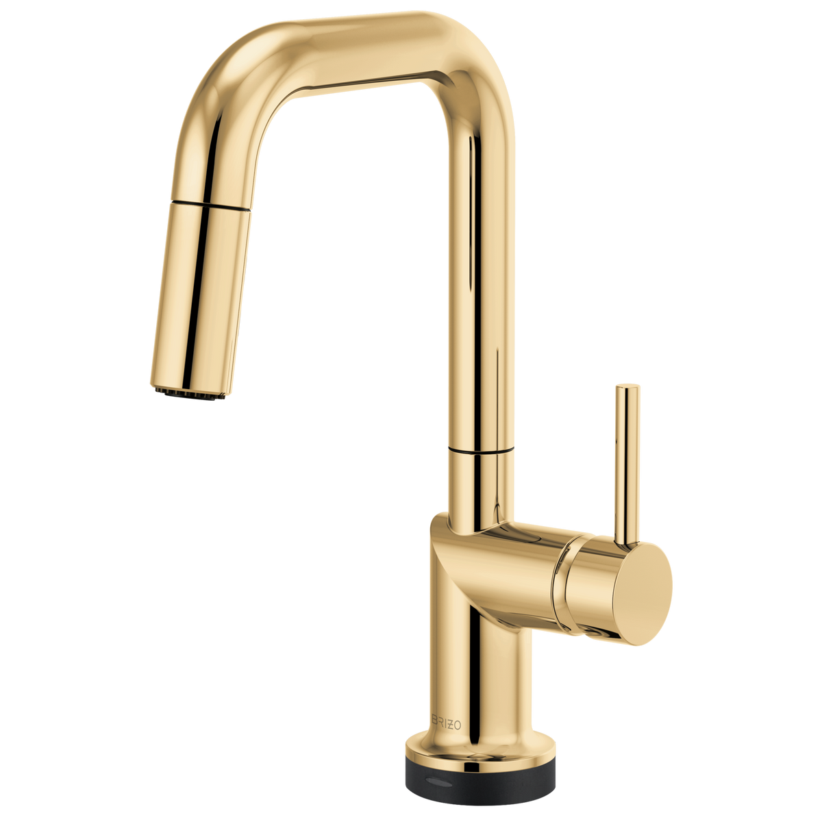 Brizo Odin SmartTouch Pull-Down Prep Kitchen Faucet with Square Spout - Less Handle - Complete Kit - Brilliance® Polished Gold